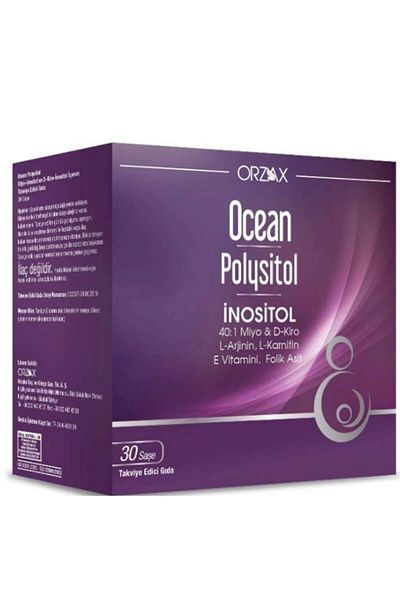 Ocean Orzax Ocean Polysitol Food Supplement 30 Sachet - Folic Acid 400?g