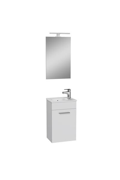 VitrA Mia 75022 Lavabo Dolabı, Demonte, 40 Cm, Parlak Beyaz