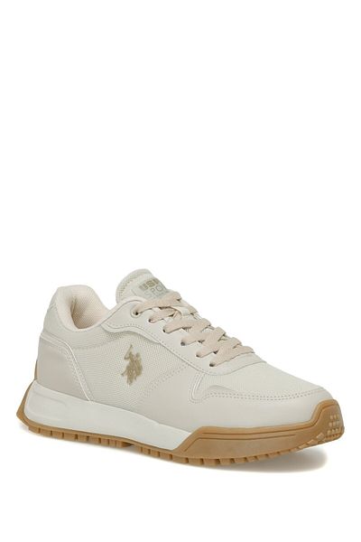 U.S. Polo Assn. حذاء الجري GWEN 3FX بيج للنساء
