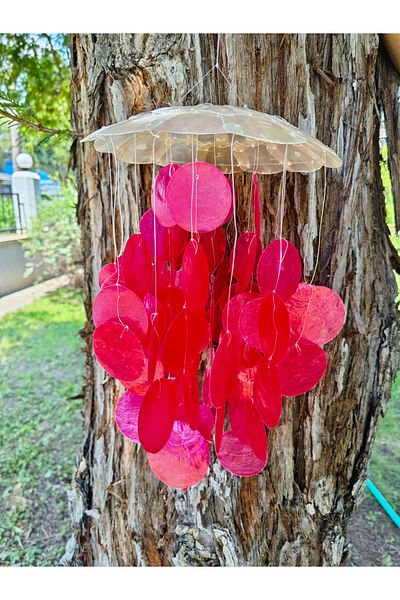 evinizdeki okyanus esintisi turkuaz hediyelik PEARL OF PEARL WIND CHIME DOUBLE COLOR