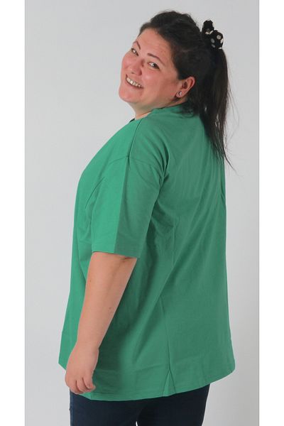 rood Unisex Plus Size T-shirt