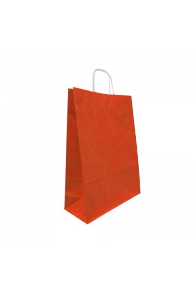Umur Karton Çanta (Hediye Çantası) 10X32X40Cm Açık Kırmızı 90 Gram Kraft 3001...