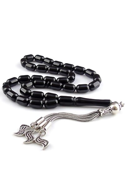 TAŞHAN Kapsül Kesim Kumpas Işçilikli Erzurum Oltu Taşı Tesbih