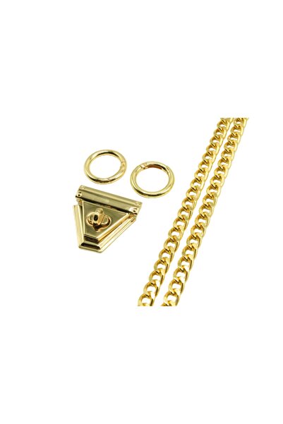 Generic Brand Light Gold Bag Set 11