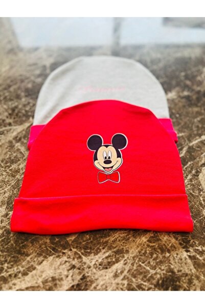 MINNIE-MICKEY MOUSE MICKEY MOUSE KIZ BEBEK 2'Lİ ŞAPKA