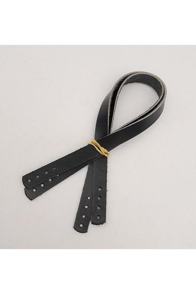 angel çanta aksesuar Μαύρη Δερμάτινη Τσάντα - Αξεσουάρ Angel, 35x1,2 cm