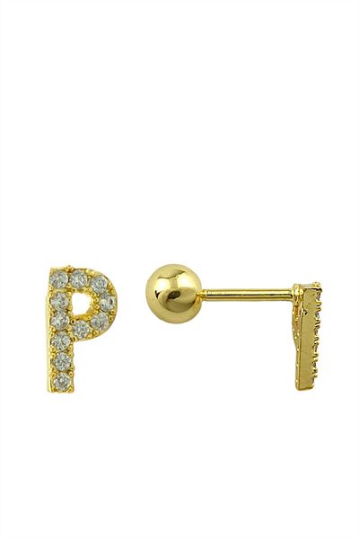 Çlk Accessories ثقب حرف الذهب - P HarfPiercing