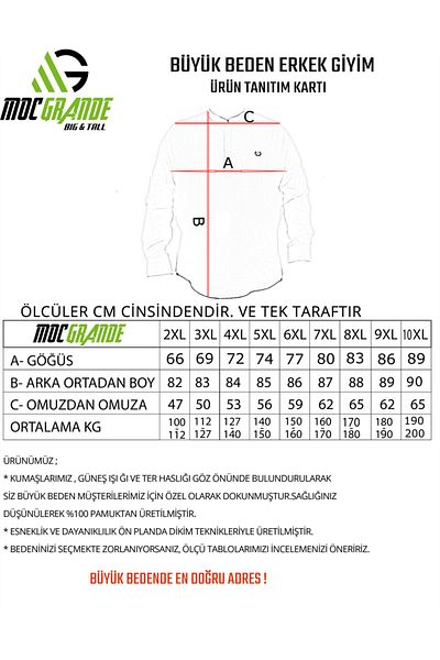 MocGrande Cămașă de buzunar din Lycra de mărime mare pentru bărbați