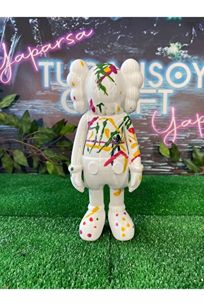 TuransoyCraft Kaws Thinking Boyalı Figür 23 CM BOY
