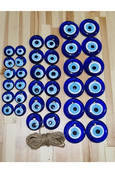 erdoğan hobi CAM NAZARLIK NAZAR BONCUĞU 36LI SET DUVAR SÜSÜ BAHÇE SÜSÜ BALKON...