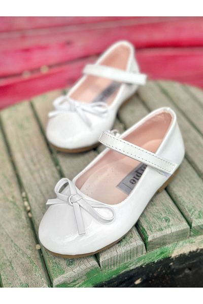 Surpie Shoes Balerini cu fundă subțire, roșu, alb, balerini