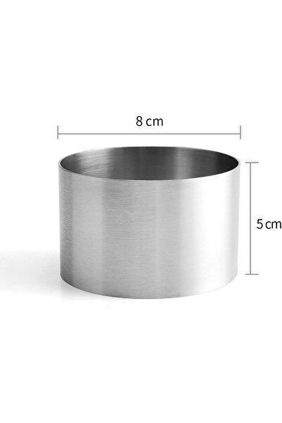 Nar kalıp Narkalıp Yuvarlak Parfe Kek Kalıbı Çap 8 cm Derinlik 5cm