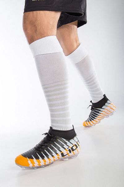 Freemax Κάλτσες Unisex Παπούτσια ποδοσφαίρου Crampon Mustard Black