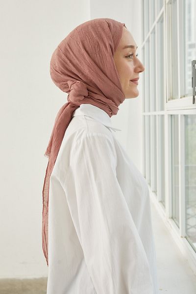 Yefrastore Women's Hijab Bamboo Shawl Gülpembe
