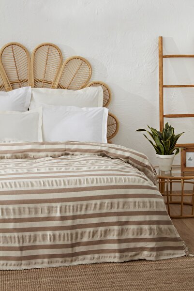 Karaca Home Roller Çift Kişilik Yatak Örtüsü Bej