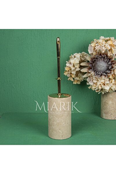 MIARIK DESIGN & DEKORASYON Traverten Mermer Tuvalet Fırçası