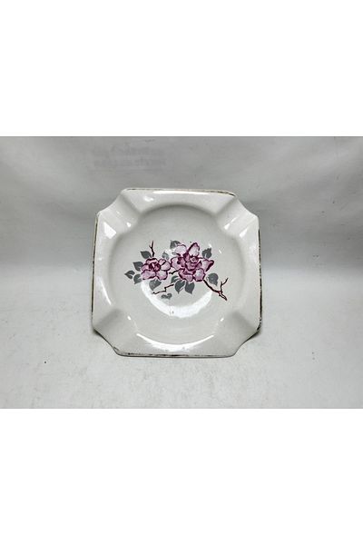 tayfuntufan antika koleksiyon τασάκι μισής πορσελάνης 11,5 cm x 11,5 cm