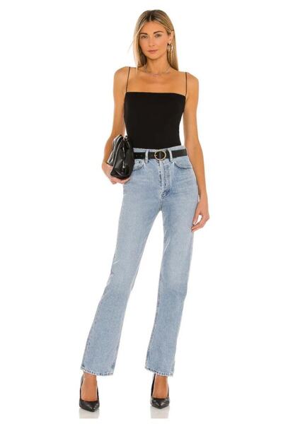 Zagrep Γυναικεία Μαύρη Μπλούζα Σπαγγέτι με λουράκι