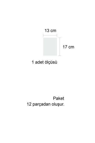 Tooall Modern Style 12 Parçalı Mdf Tablo
