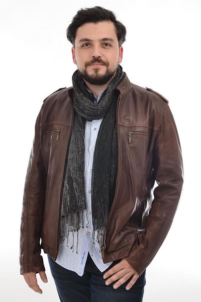 Dosimira Denim Black Men's Scarf