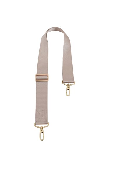 Atelier Bomonti Gold Aksesuar Omuz Askısı Polyester Kolon Çanta Sapı Kayış Bej