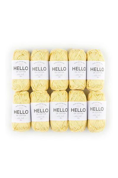 Hello DK 2 Pieces 25 GrKnitting, Punch and Amigurumi Yarn NO: 122