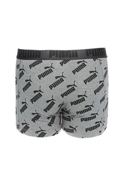 Puma Gri Unisex Boxer 93505404 PUMA MEN AOP BOXER 2P
