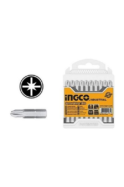 Ingco Industrial 20 Piece Short Star Screwdriver Bit Set PZ2X25 SDB11PZ213