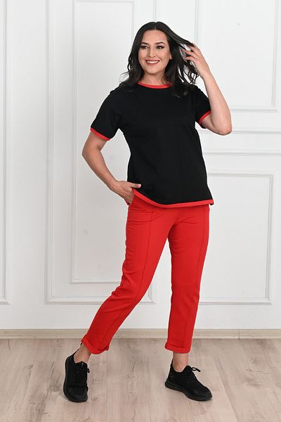 Koza Butik Women's Large Size Back Detailed Tracksuit Set 3804-23