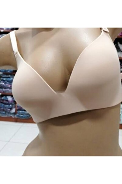 F.K حمالة صدر ناعمة مغطاة بأشرطة ثابتة على شكل حرف C