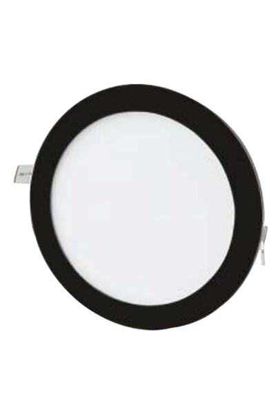 Cata 18w Slim Led Spot Panel Sıva Altı Trafolu [SİYAH KASA] 6500k BEYAZ ct-5129