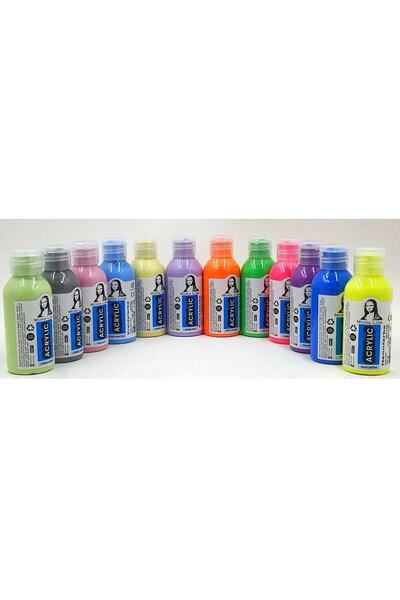 Südor Chalky 110 Ml Ana Renkler 12 Li Set Neon Renkler