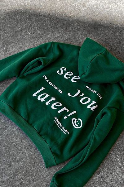 MODAGEN Unisex Nefti Green Oversize-Sweatshirt aus 100 % Baumwolle