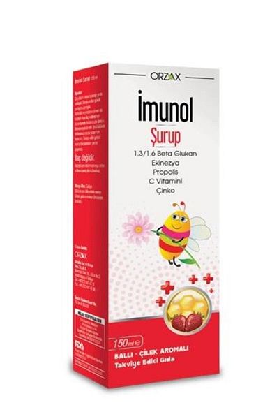 Ocean Strawberry Patterned Immunol Syrup - 150ml