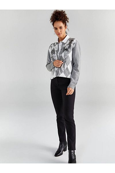 Faik Sönmez Κλασικό παντελόνι Slim Fit 00052