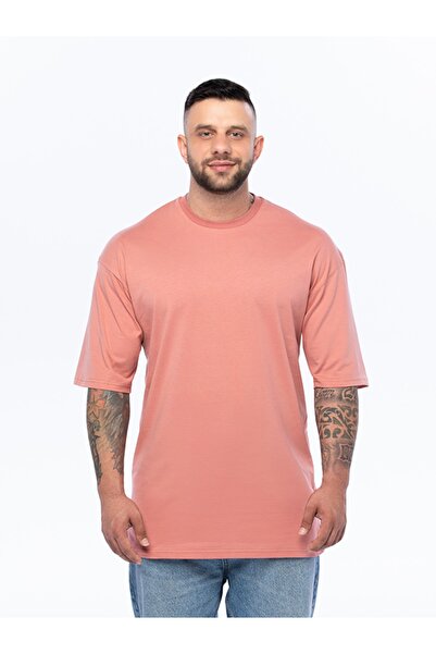 Galaksie Oversize Gül Kurusu T-shirt