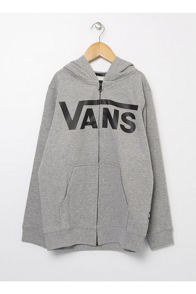 Vans Gray Hooded Boy's Tracksuit