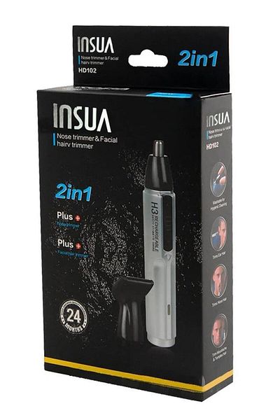 Insua Ear Nose Hair Removal Hair Trimming Shaving Shaver HD 102