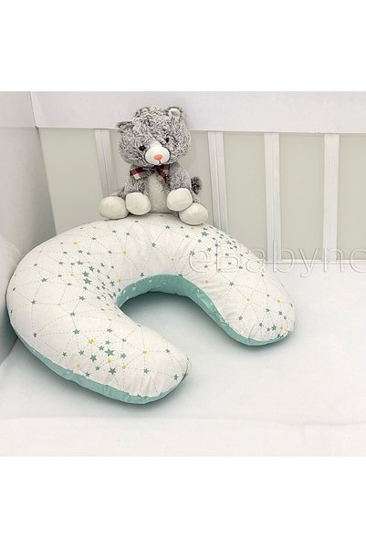 ebabynest Milky Way Series White Water Green Breastfeeding Pillow