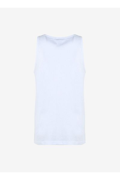 Vans Round Neck Plain White Men's T-Shirt VN00055VWHT1 CLASSIC VANS TANK-B