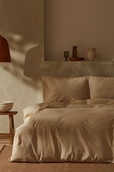 Karaca Home Σετ Παπλωματοθήκη Μονό Λινό Pollen Μπεζ