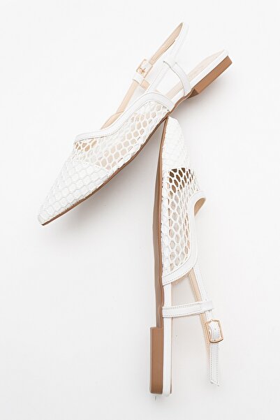 LuviShoes BRACE White Skin Women's Sandals