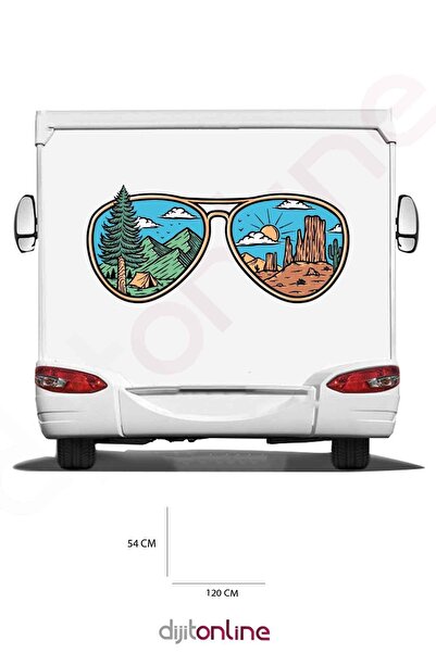 Dijitonline ملصق طباعة تخييم القافلة - ملصق الجبل - ملصق خيمة التخييم - ملصق ...