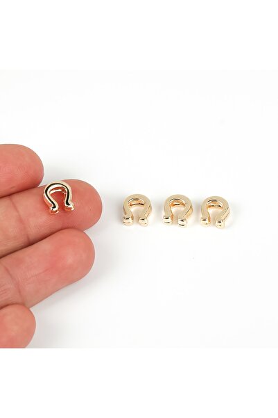 yfhobi 4 ADET - 8 mm, ŞANS SİMGESİ DESENLİ METAL UÇ, ORTADAN DELİK ZAMAK ARA ...