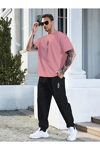 Altamira Men's Powder Vertical Printed Oversize Tracksuit Set
