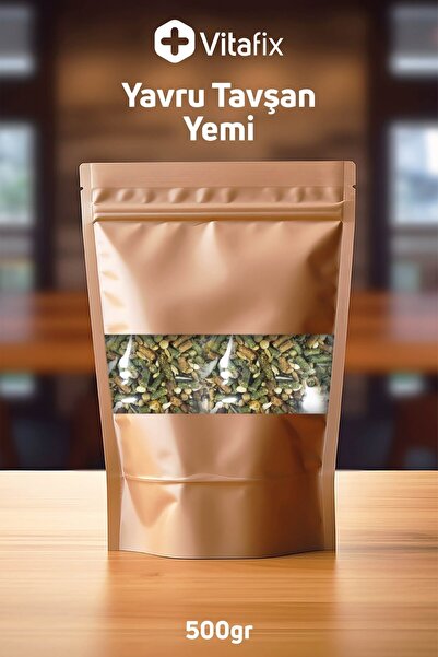 Vitafix Yavru Tavşan Yemi - 500GR - Kaliteli Yavru Tavşan Yemi - Zengin İçeri...