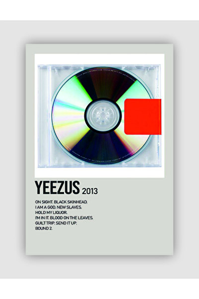 fırsatlar diyarı Kanye West - Yeezus Duvar Posteri - Duvar Dekoru - Kalın Kağ...