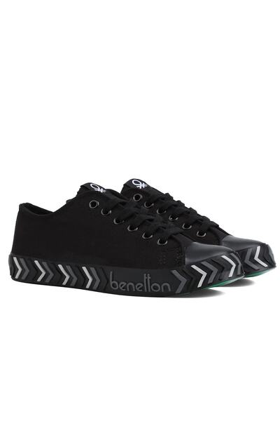Benetton ® |   BN-90626-Negru Negru- Pantofi sport pentru bărbați