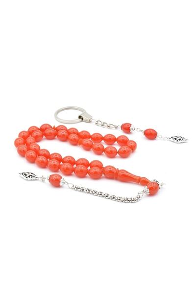 Murty99 Set de mărgele de rugăciune Catalin Orange Beyzi Cut - cu breloc, în ...