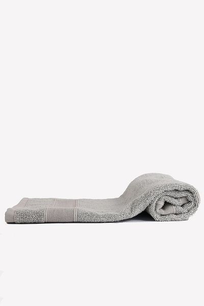 Taka Fabrics Wave 100% Cotton Hand Face Guest Towel Size 40x70 Cm, Soft Gray